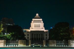 夜の国会議事堂